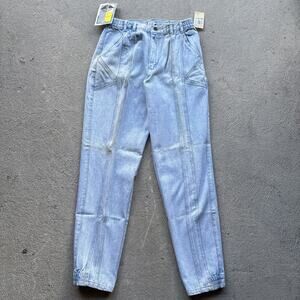 Deadstock 90s Dockers Jeans 30x32 Pleated Denim Levi’s Baggy Acid Wash Vintage